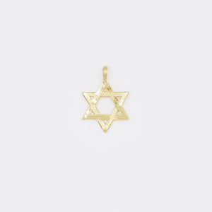 14K Star Of David Symbol Religious Charm 14K Star Of David Symbol Religious Charm