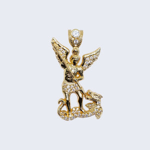 14K SAINT MICHAEL CHARM 14K SAINT MICHAEL CHARM