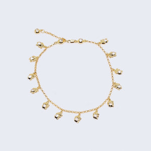14K Yellow Gold Elephant Pendant Charm Ankle Bracelet 14K Yellow Gold Elephant Pendant Charm Ankle Bracelet