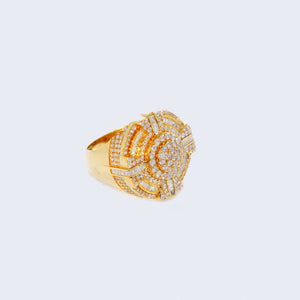 14K Baghette and Round Diamonds Ring 14K Baghette and Round Diamonds Ring