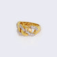 14K 0.88ct Diamond Miami Cuban Ring