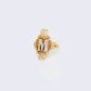 14K Vintage Style Initial "M" RIng