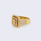 14K Square Head 2.04ct Diamond Ring