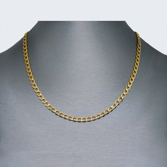 14K LITE CURB CUBAN CHAIN