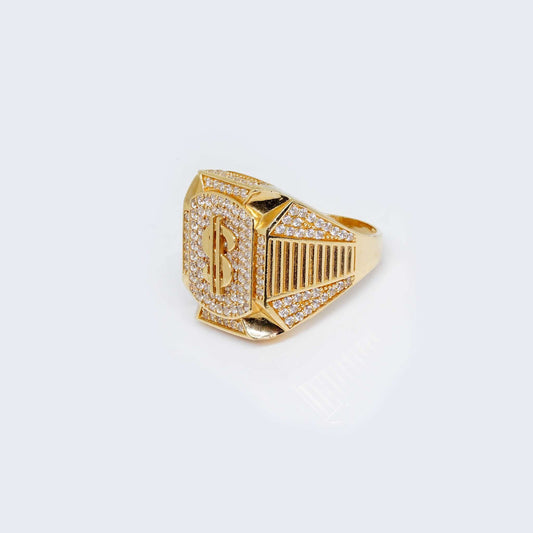 14K GOLD MEN RING W/ STONE