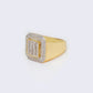 14K 1.58ct Diamond Baguette Square Head Ring