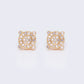 14K Iris Round 4-Points 0.49ct Diamond Stud Earrings