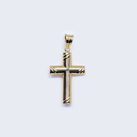 14K Cross Pendant Charm