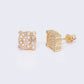 14K Iris Round 4-Points 0.49ct Diamond Stud Earrings