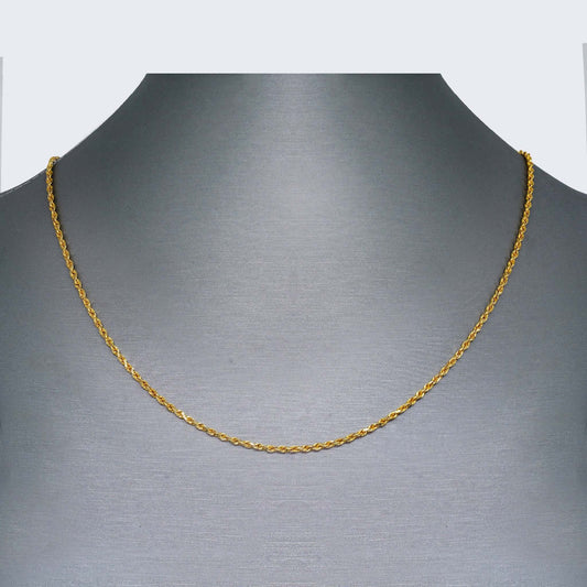 14K SOLID ROPE CHAIN