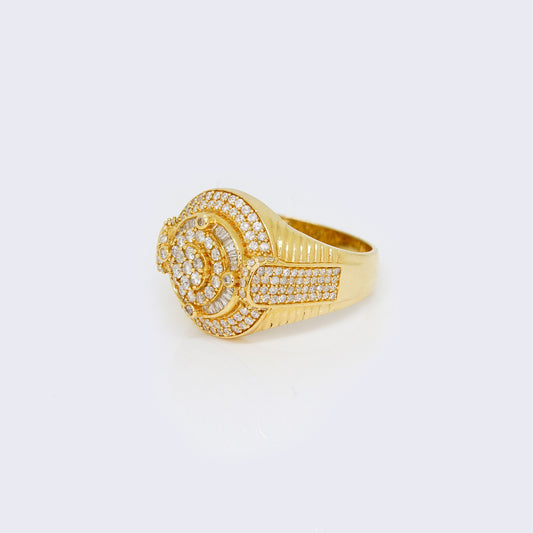 14K 1.66ct Diamond Pinky Ring