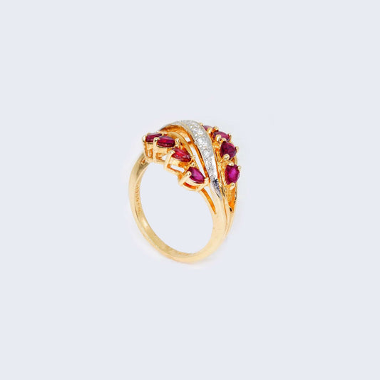 14K Gold Ruby Stones