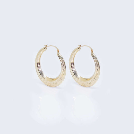 14K Gold Hoop Earrings