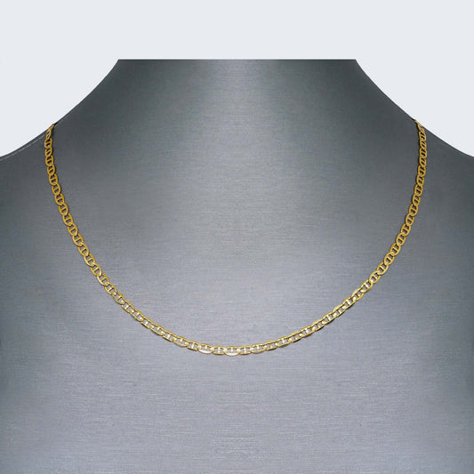 14K GUCCI FLAT YELLOW GOLD