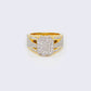 14K Baguette and Round 1.2ct Diamond Ring