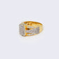 14K Baguette and Round 1.2ct Diamond Ring