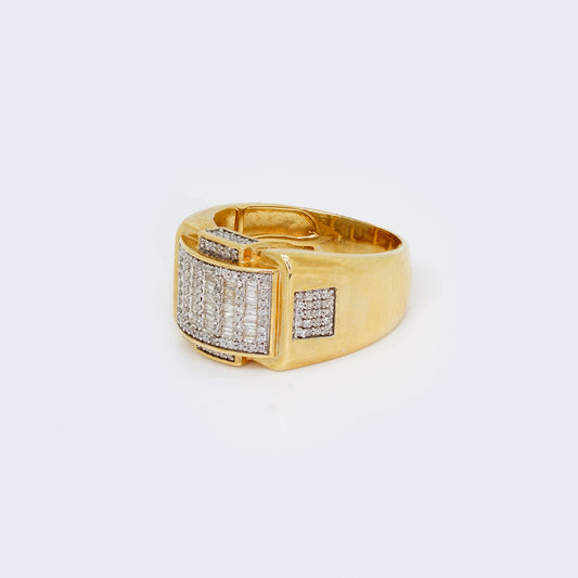 14K 0.75ct Diamond Baguette Ring