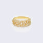 14K 0.96ct Diamonds Men's Cuban Ring