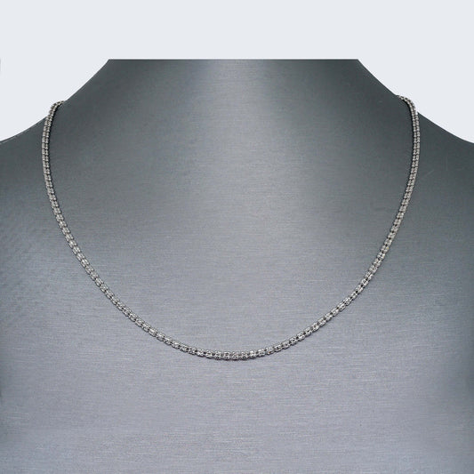 14K ICE CHAIN WHITE GOLD