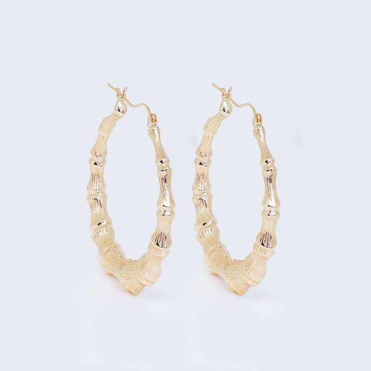 14K Gold Classic Hoop Earrings