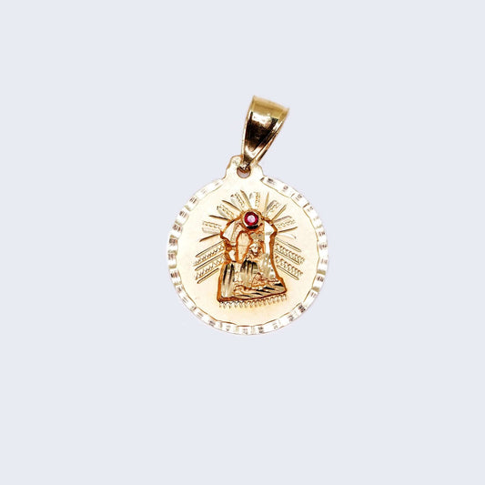 14K Gold Holy Figure Pendant Charm