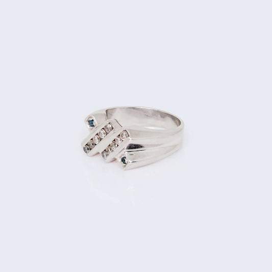 14K WHITE GOLD WITH DIAMONDS