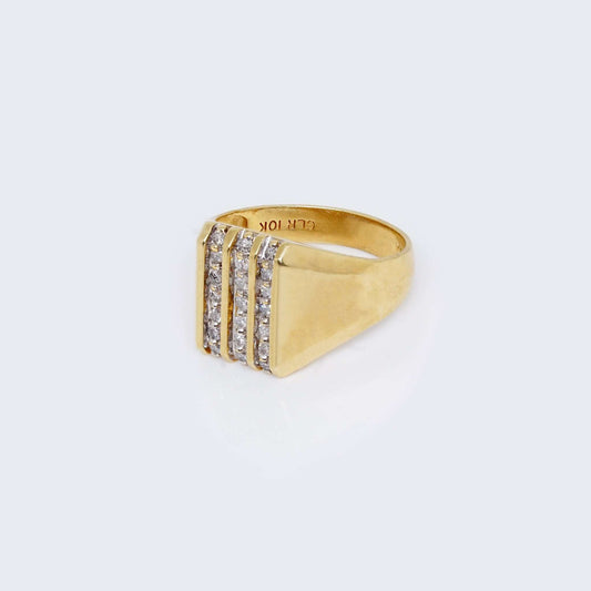 10K DIAMONDS YELLOW GOLD