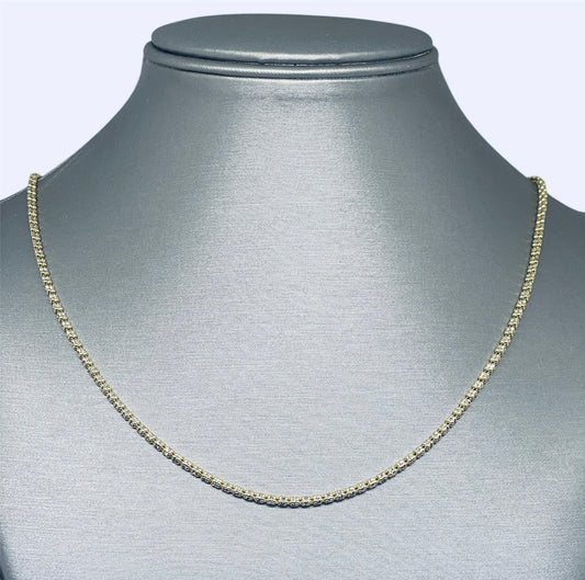 ICE CHAIN 16” 2.5mm 14k