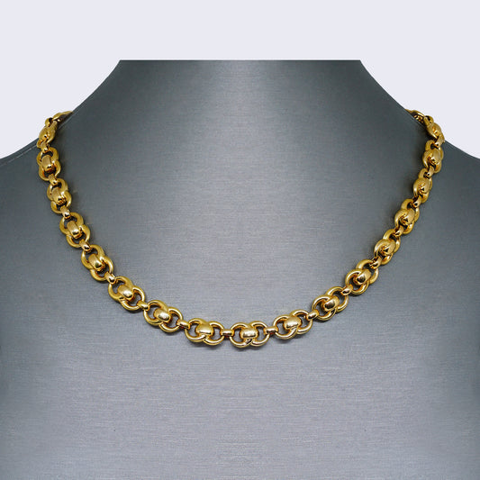 14K Round Belcher Link Chocker