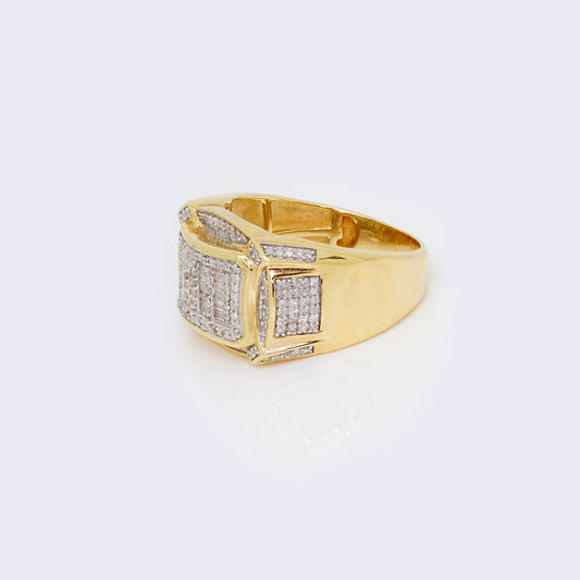 14K 0.65ct Diamond Statement Ring