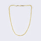 14K Diamond Cut Bar Chain Chocker