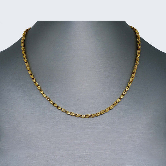 14K PARUPPU SOLID CHAIN