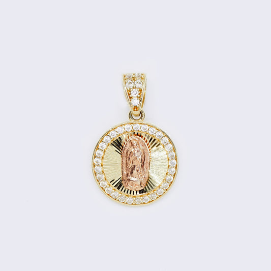 14K Guadalupe Virgin Medal