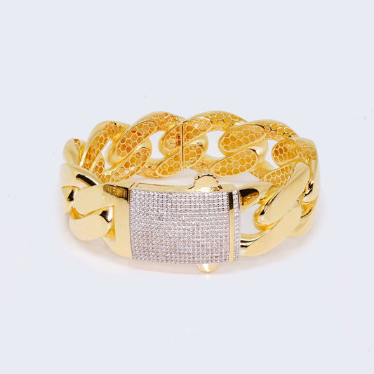 14K Gold Cuban Link Bracelet (3 sizes)