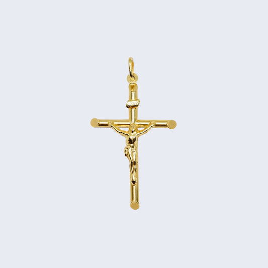 14K CROSS YELLOW GOL WITH JESUS