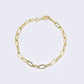 14K Yellow Gold 8 1/2”Paperclip set