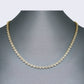 14K Riviera Tennis Cubic Zirconia Necklace Set